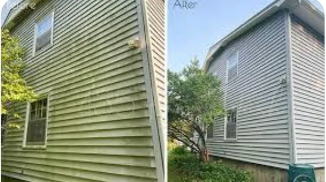 Before and after cleaning example one