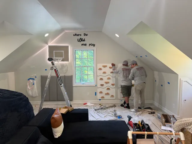 Exterior remodeling project on a Connecticut property