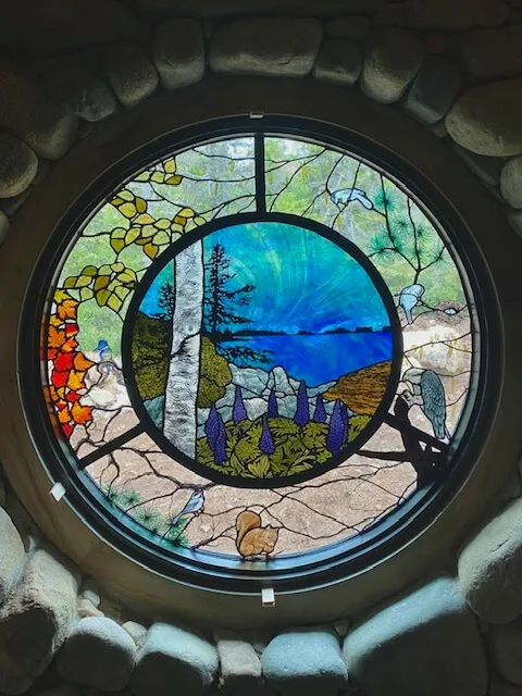 round stained glass