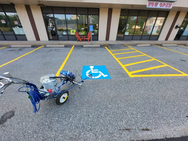 G-FORCE Parking Lot Striping of Providence work photo