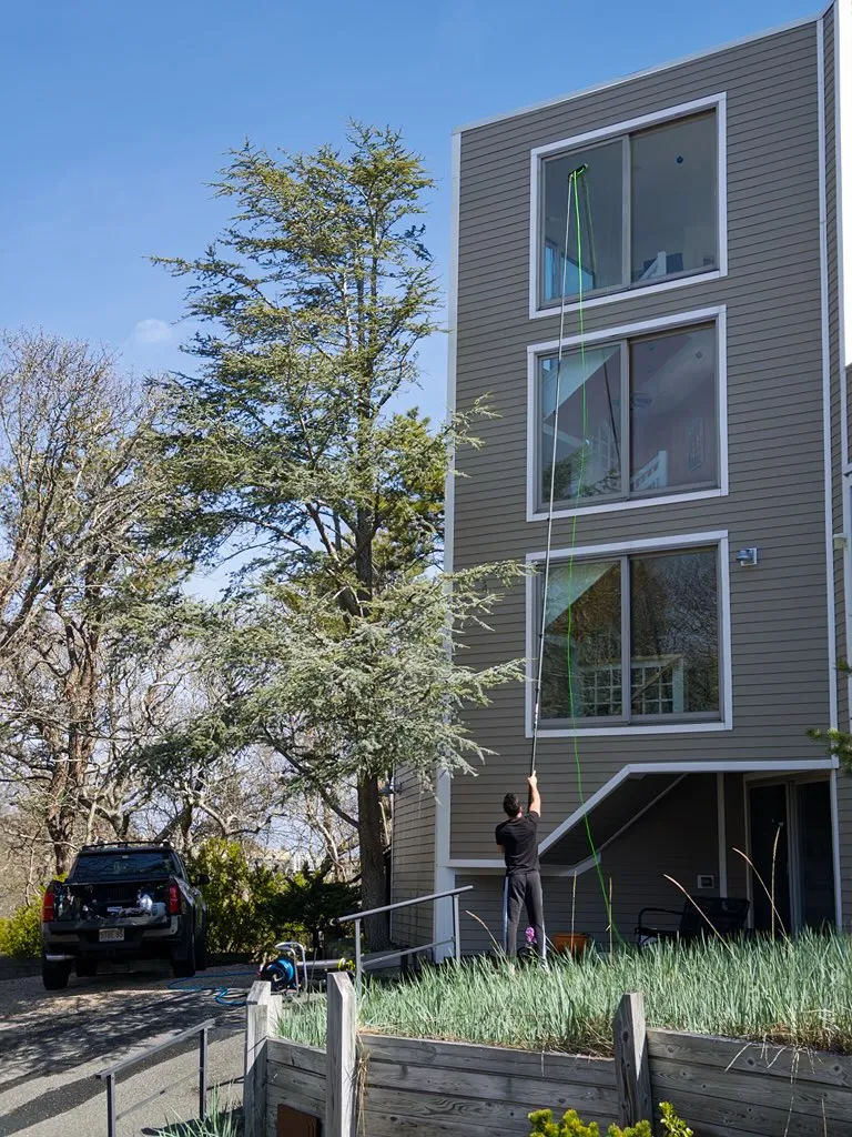 Clean house exterior