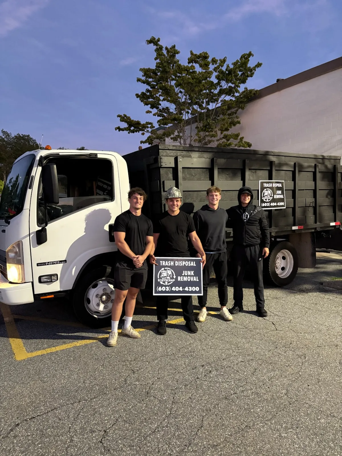 EasyScrap team member outside of truck