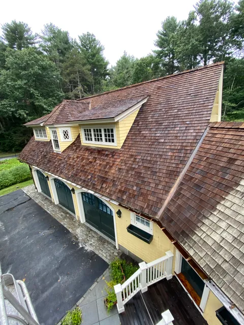 Green Monster Roof Cleaning work photo