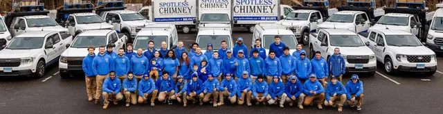 Spotless Chimney team and service fleet serving Connecticut