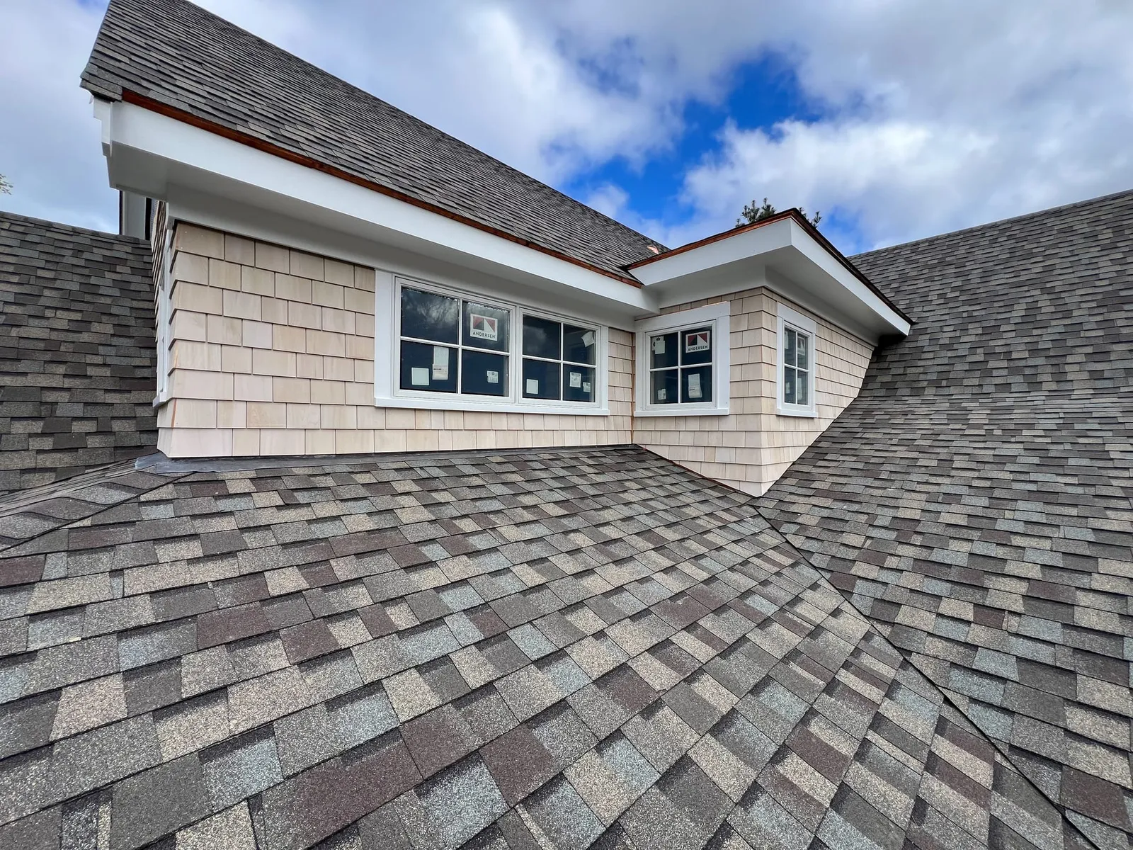 Shingle Roof & Gutters