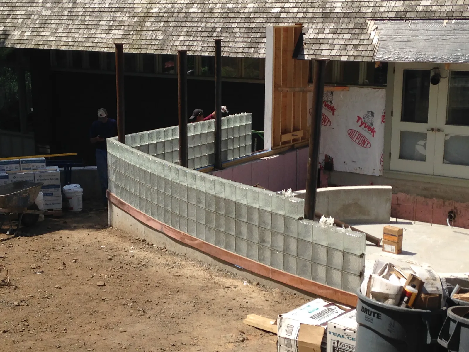 Exterior project in progress
