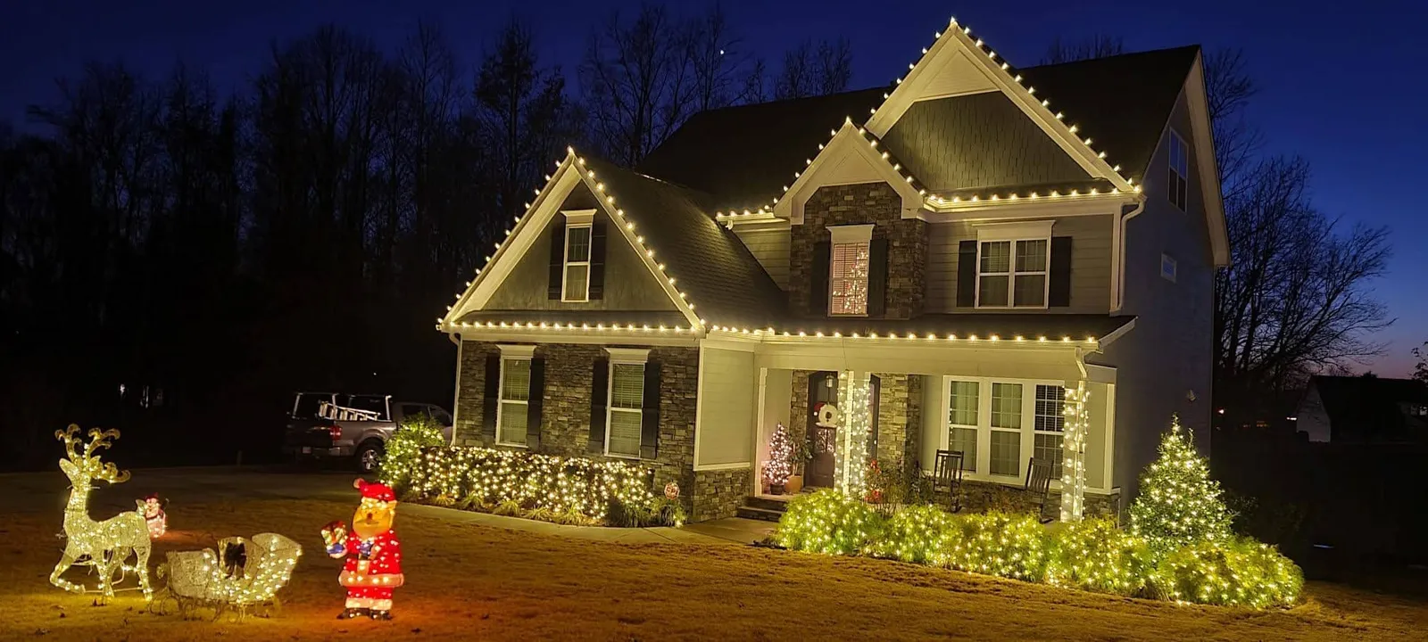Christmas Light Installation in Chelmsford, MA