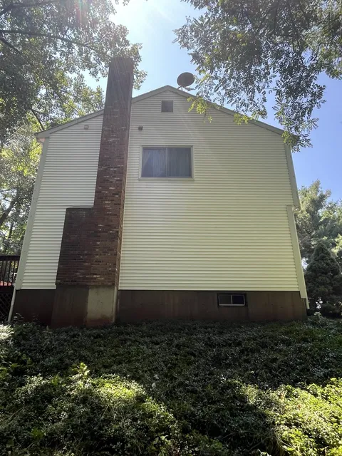 House exterior after professional soft washing by All Seasons Pressure Wash