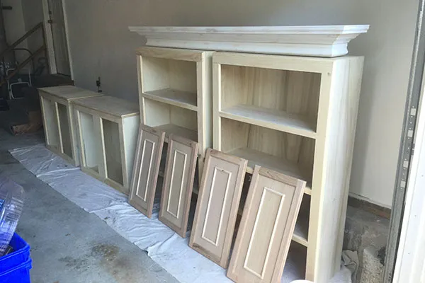 Wooden Cabinet Installation