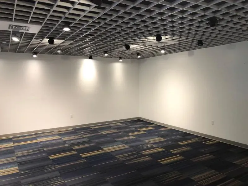 Commercial suite before and after painting — after