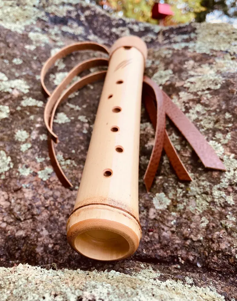 Bamboo Ocarina in Pentatonic Minor - Inline Finger Holes