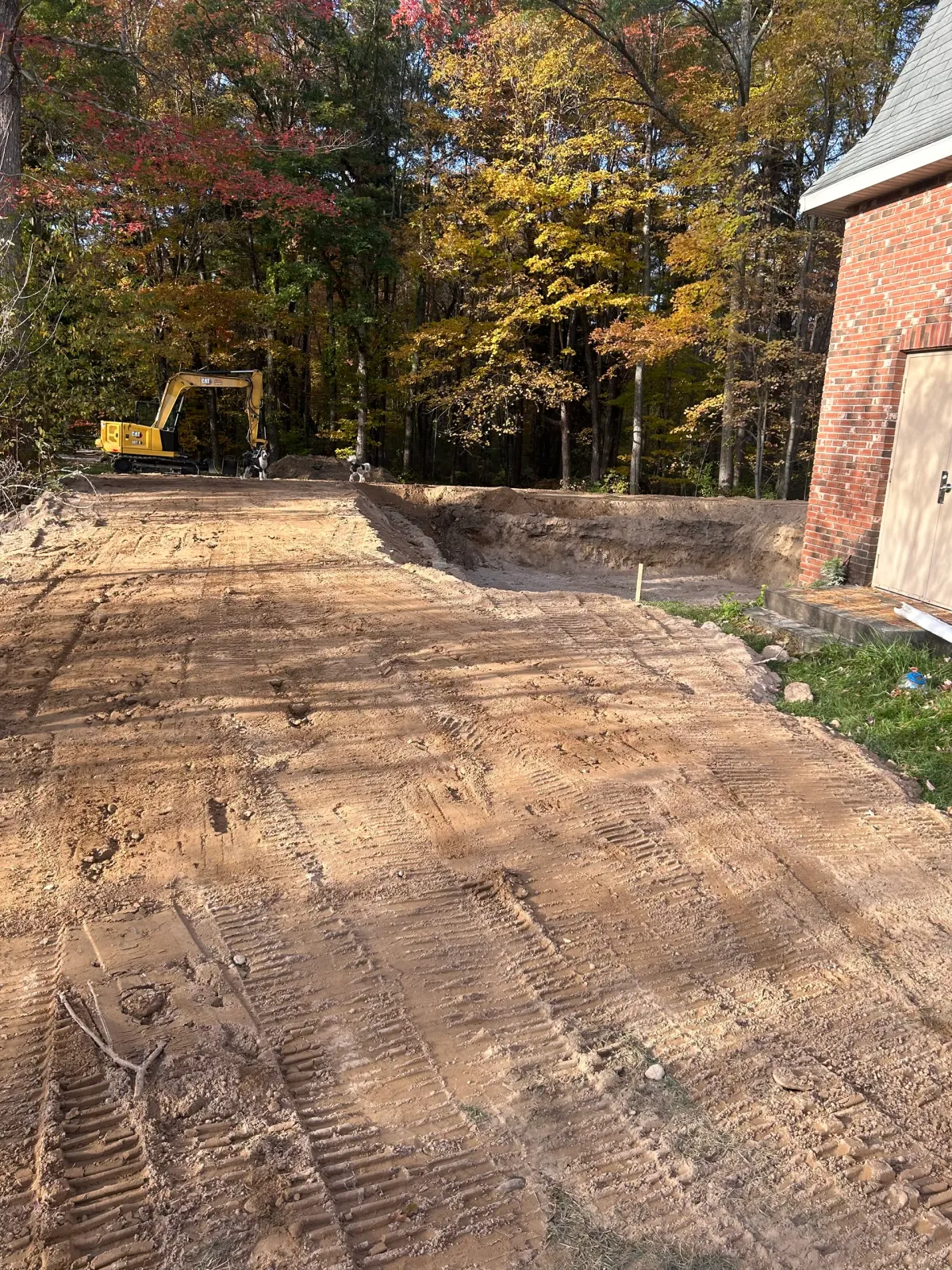 Residential ADU foundation excavation, Belchertown MA