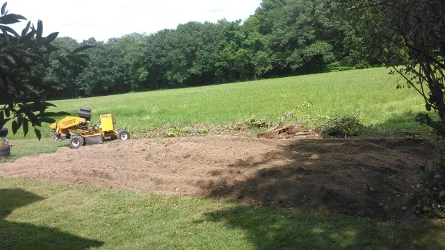 work photo from fitchhillstumpgrinding.com
