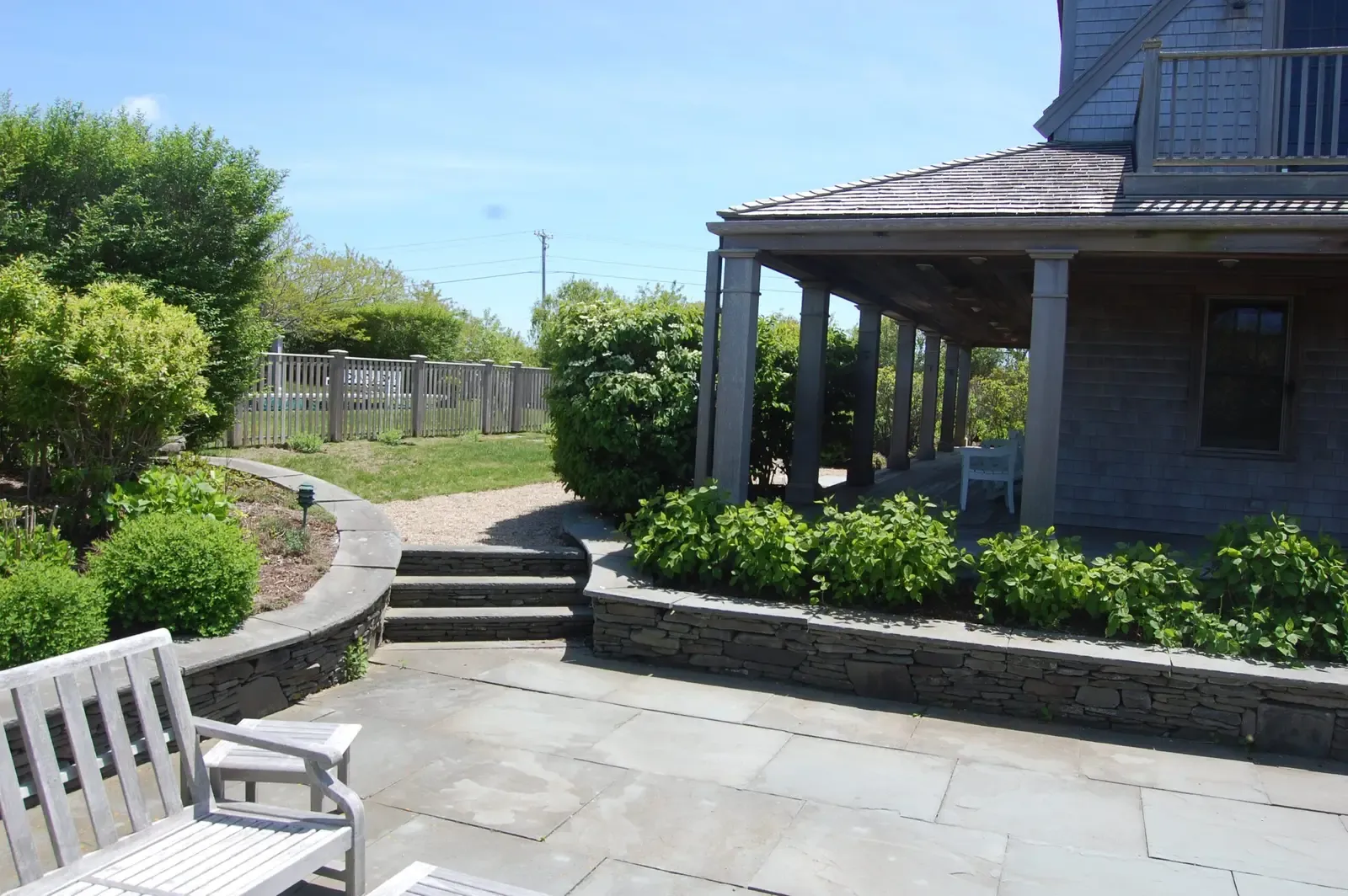 Completed landscape architecture project