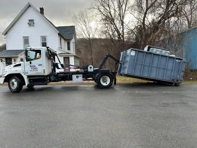 Quick & Easy Roll-Off Dumpster Service work photo