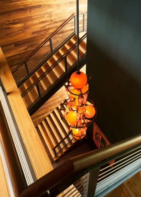 Wrought iron railings