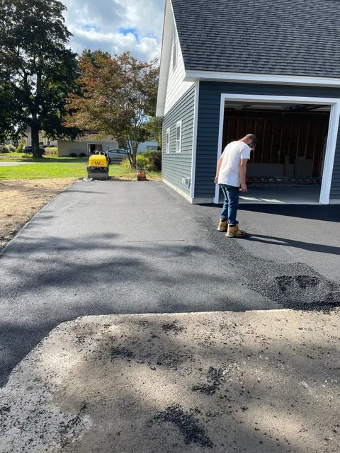 Driveway paving in South Portland Maine