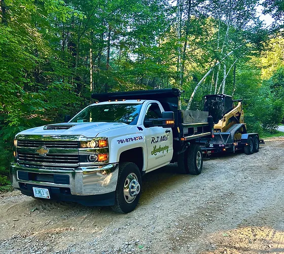 landscaping and excavation truck