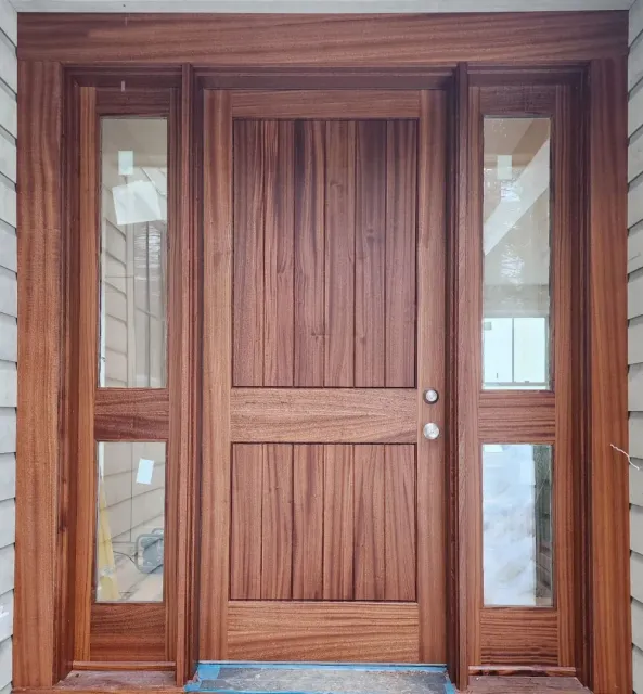 Mahogany front door