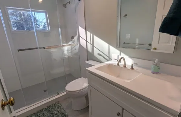 Bathroom split 2 full view
