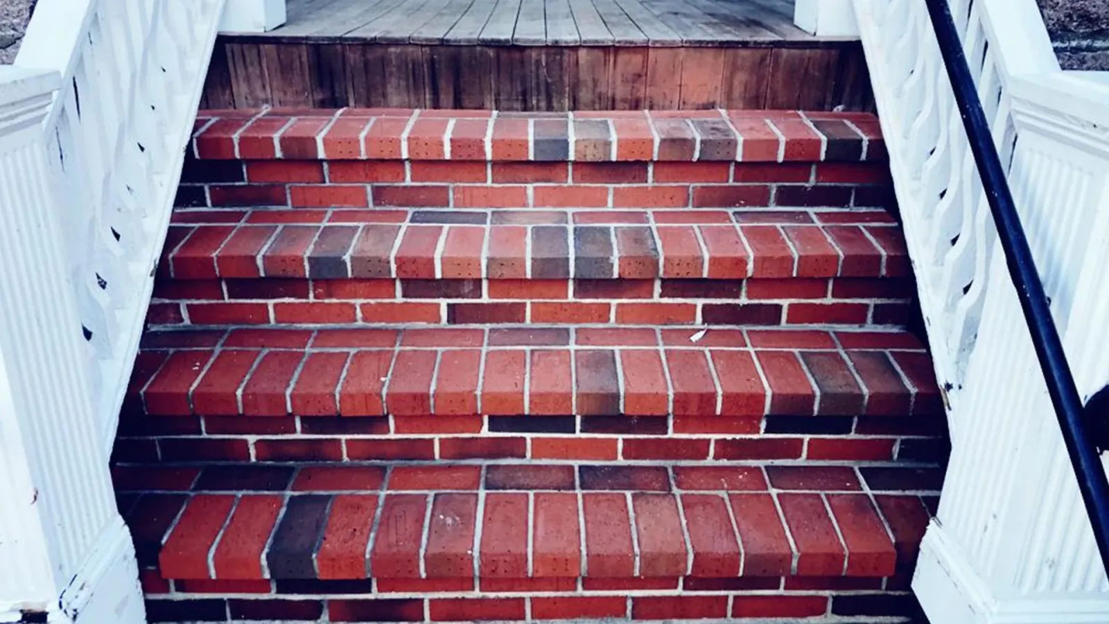 Brick Entry Stair Construction (Boston, Massachusetts)