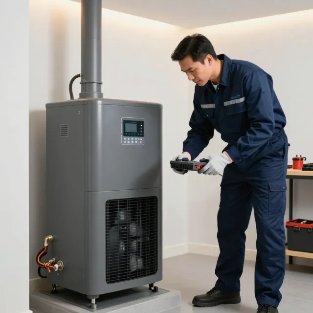 work photo from gordonheatingandcooling.com