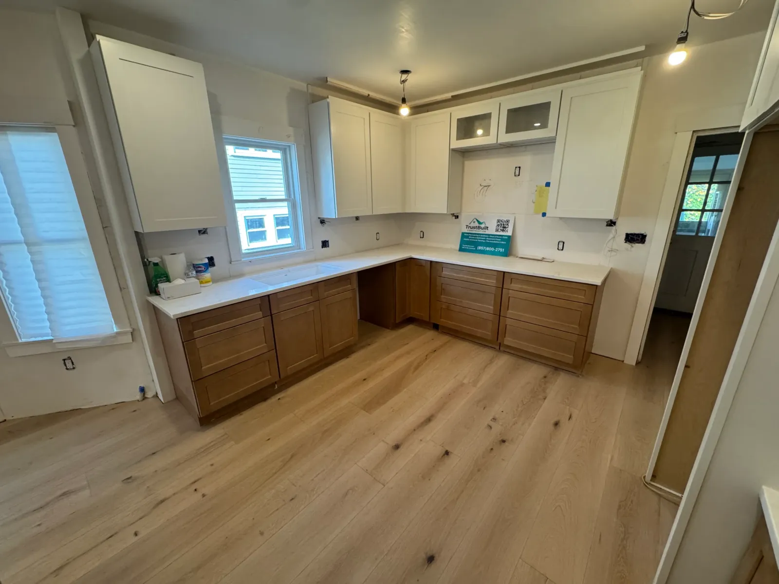 Kitchen remodel in progress
