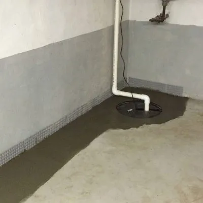 internal french drain boston