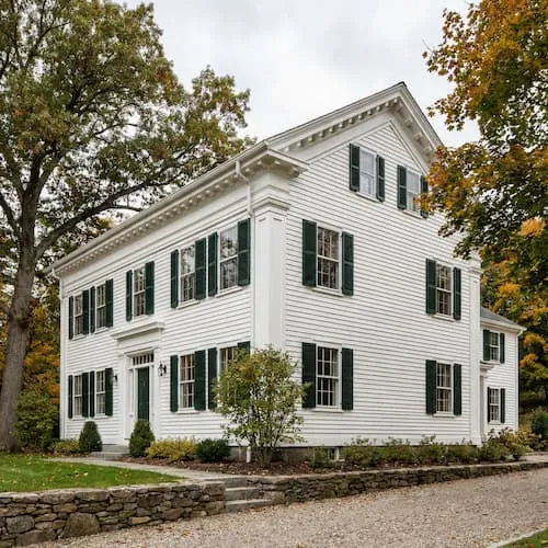 historic colonial home glastonbury ct painted