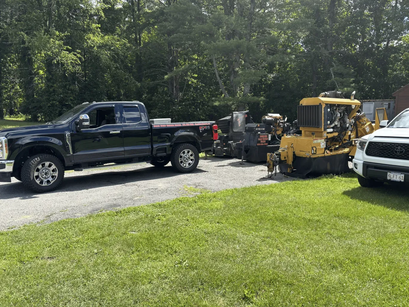 work photo from curtisstumpgrinding.com
