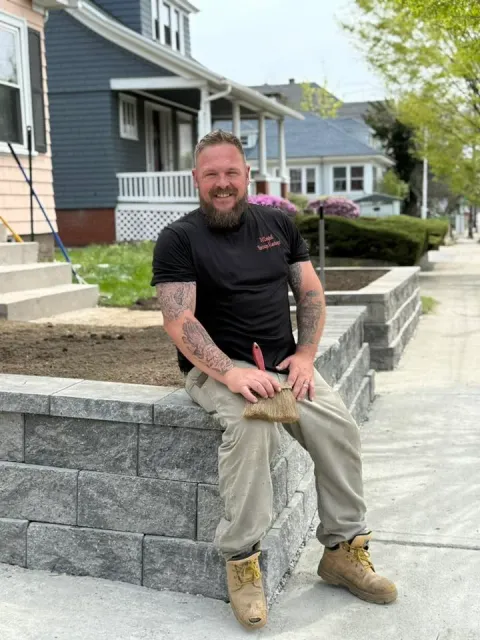 Stone Retaining Wall Construction