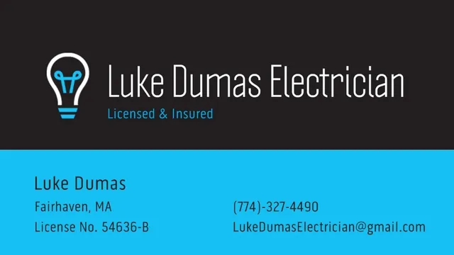 Luke Dumas Electrician work photo