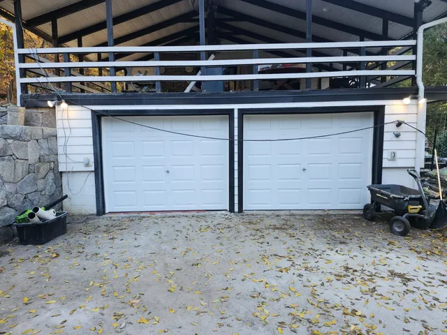 2 Garage Doors.