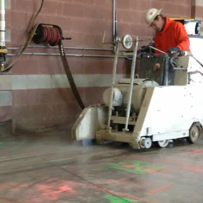 Concrete flat slab sawing - openings - trenches - control joints - laying pipes - wiring underground RI Boston MA