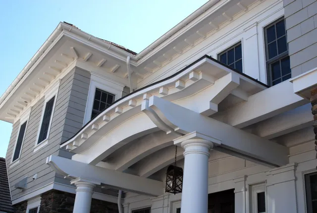 Trim on Cape Cod by HyTech Roofing