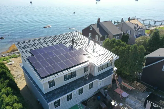 Solar-Powered House