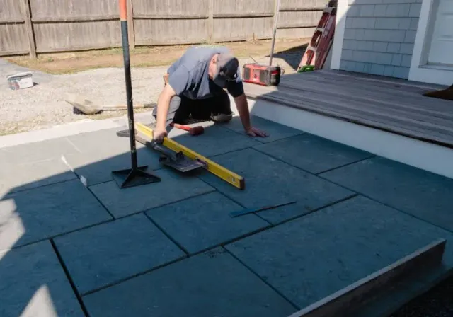 paver patio installation