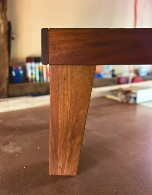 Ipe bench detail