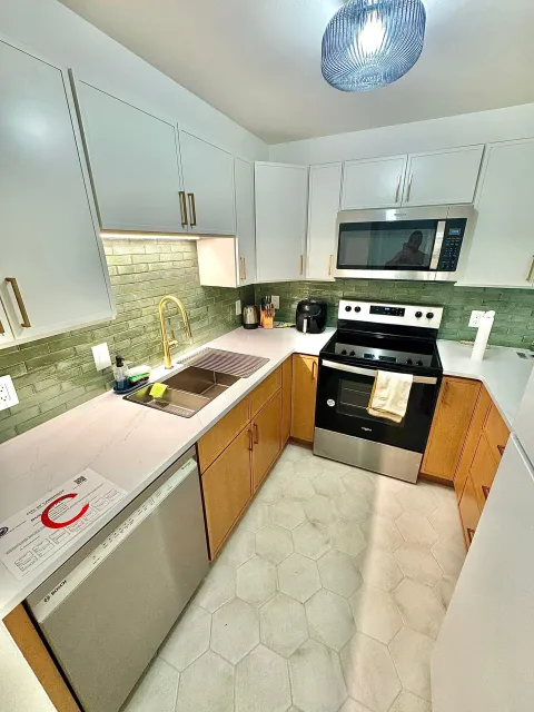 Compact kitchen remodel