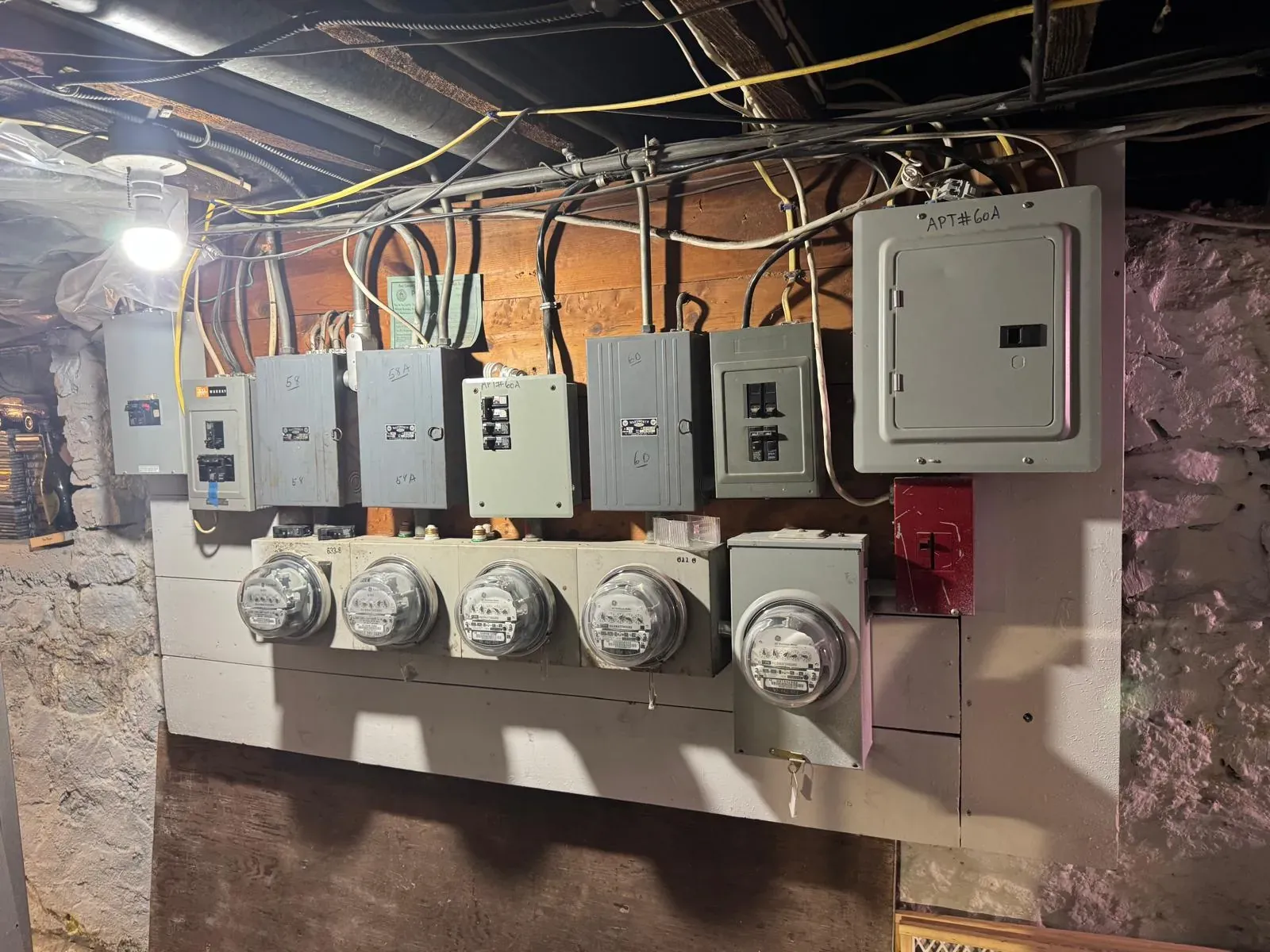 Electrical panel work by T Eagle Electrical in Waltham