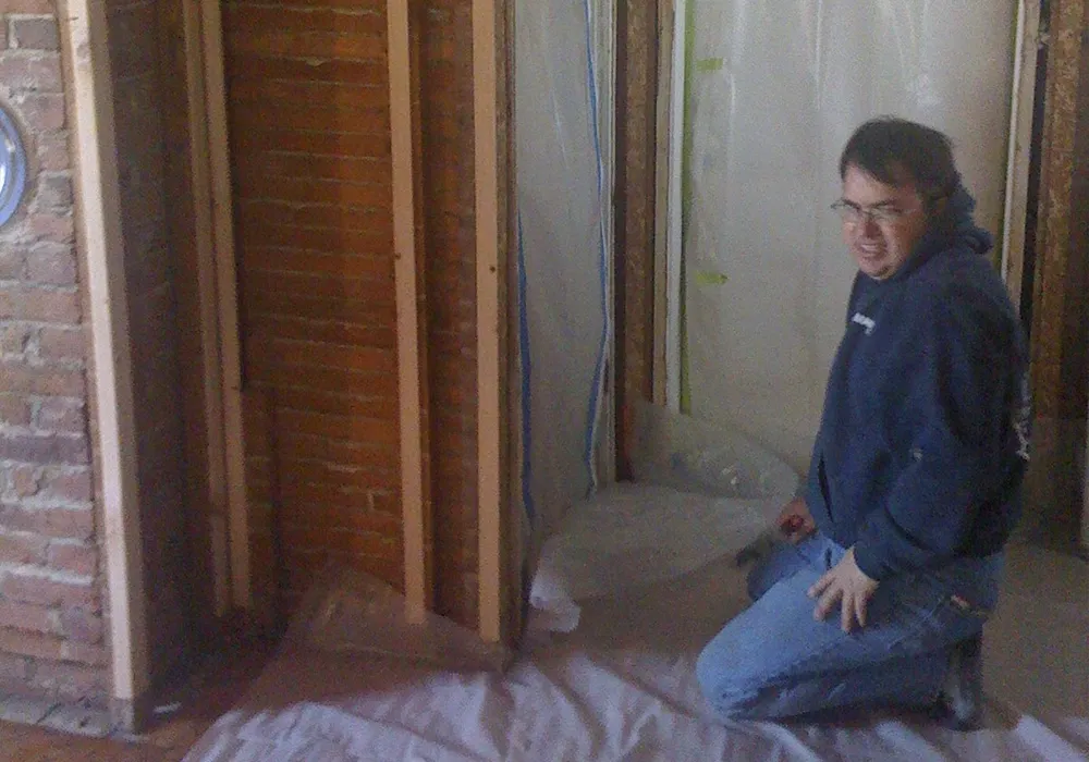 The first full-time Mr. Gomes Remodeling crew, 2009