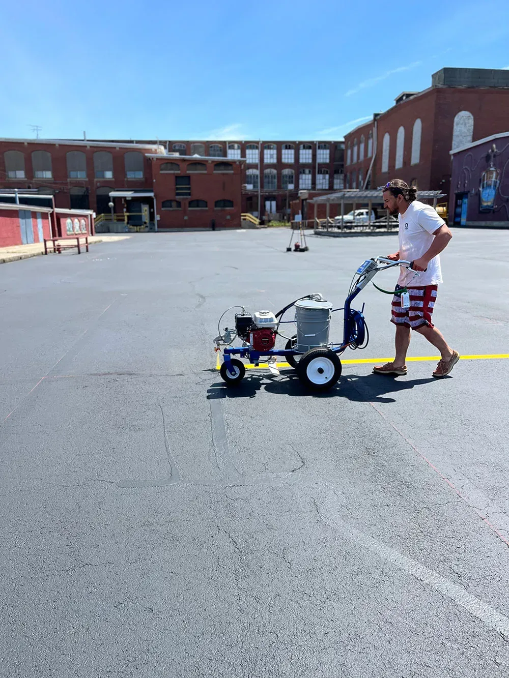 Line striping