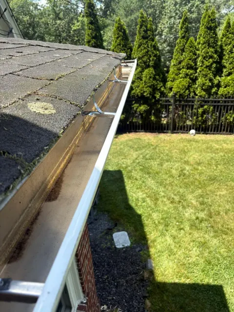 After: new gutter installation in Massachusetts