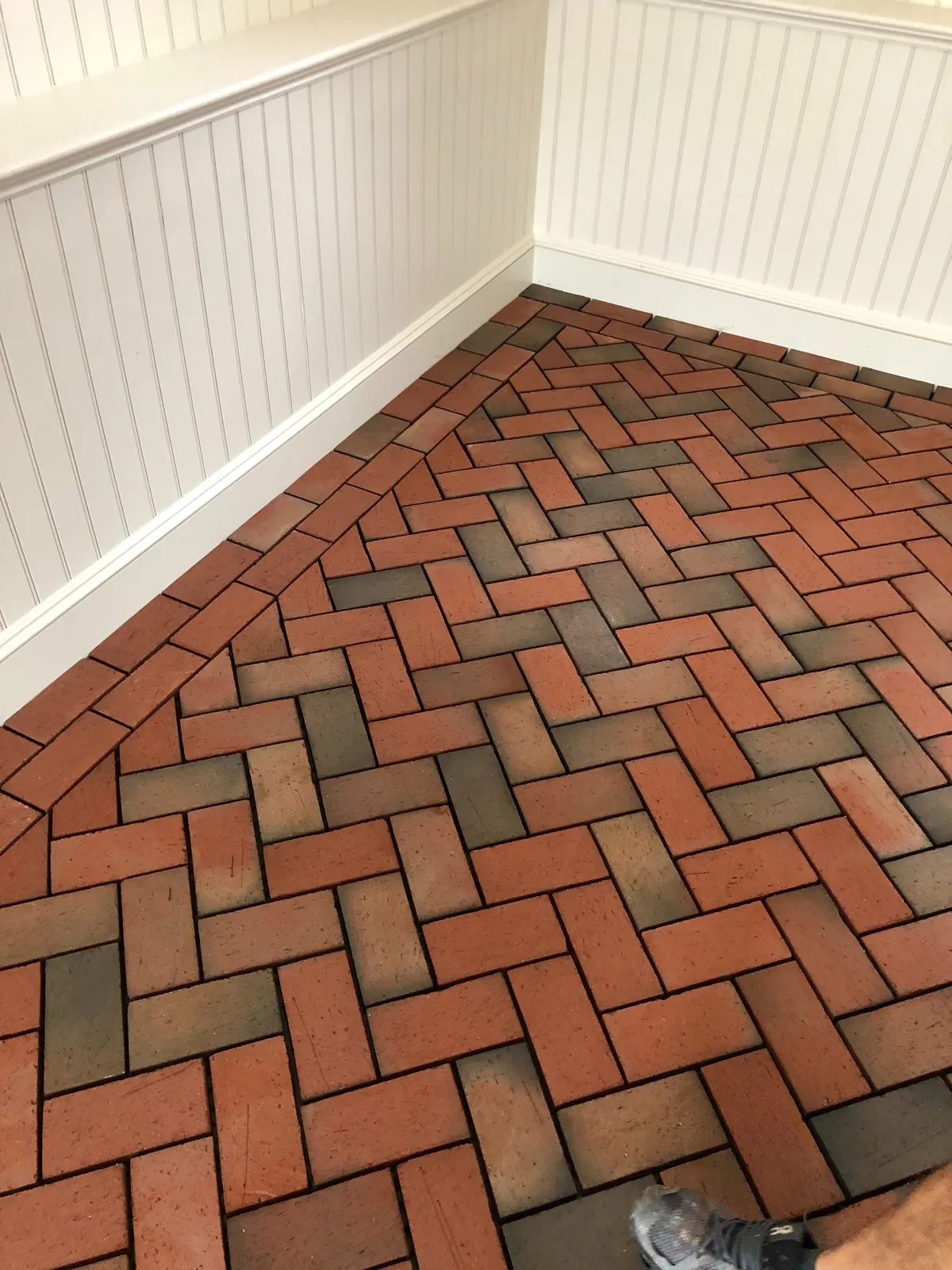Some details never go out of style.

This custom carriage house showcases a classic herringbone brick floor, framed by traditional beadboard walls and ceilings—a combination that has defined timeless architecture for generations. Every brick was laid with precision, creating a floor that’s as durable as it is beautiful.

It’s these thoughtful details and meticulous craftsmanship that transform a space from simply well-built to truly timeless.

At Echelon Builders, we believe in building homes that honor tradition while standing the test of time.

Building for Generations.

#EchelonBuilders #BuildingForGenerations #TimelessDesign #LuxuryConstruction #craftsmanship