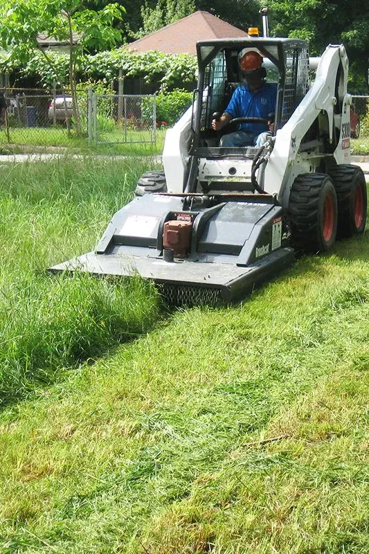 Lawn mowing