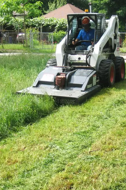 Lawn mowing