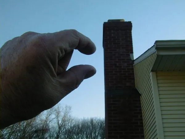 Chimney shoulder gaps