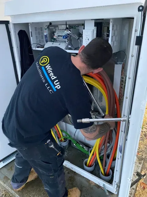 work photo from wiredupsolutionsllc.com