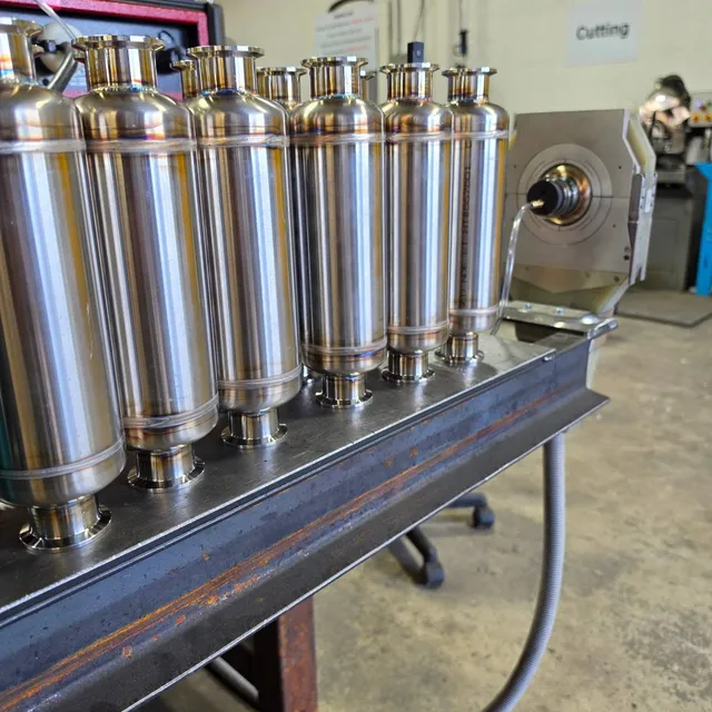 Sanitary satisfaction with our state of the art AMI orbital welder. 

#optimumwelding