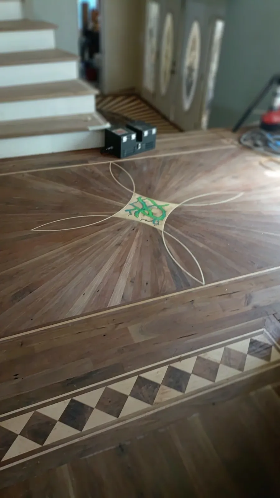 Creative flooring art